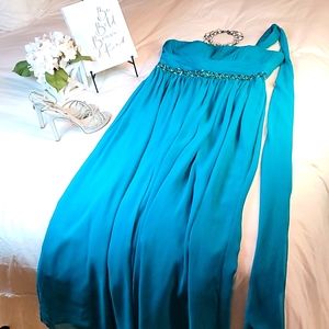 Demetrios Off-The-Shoulder Wedding Prom Mother of The Bride